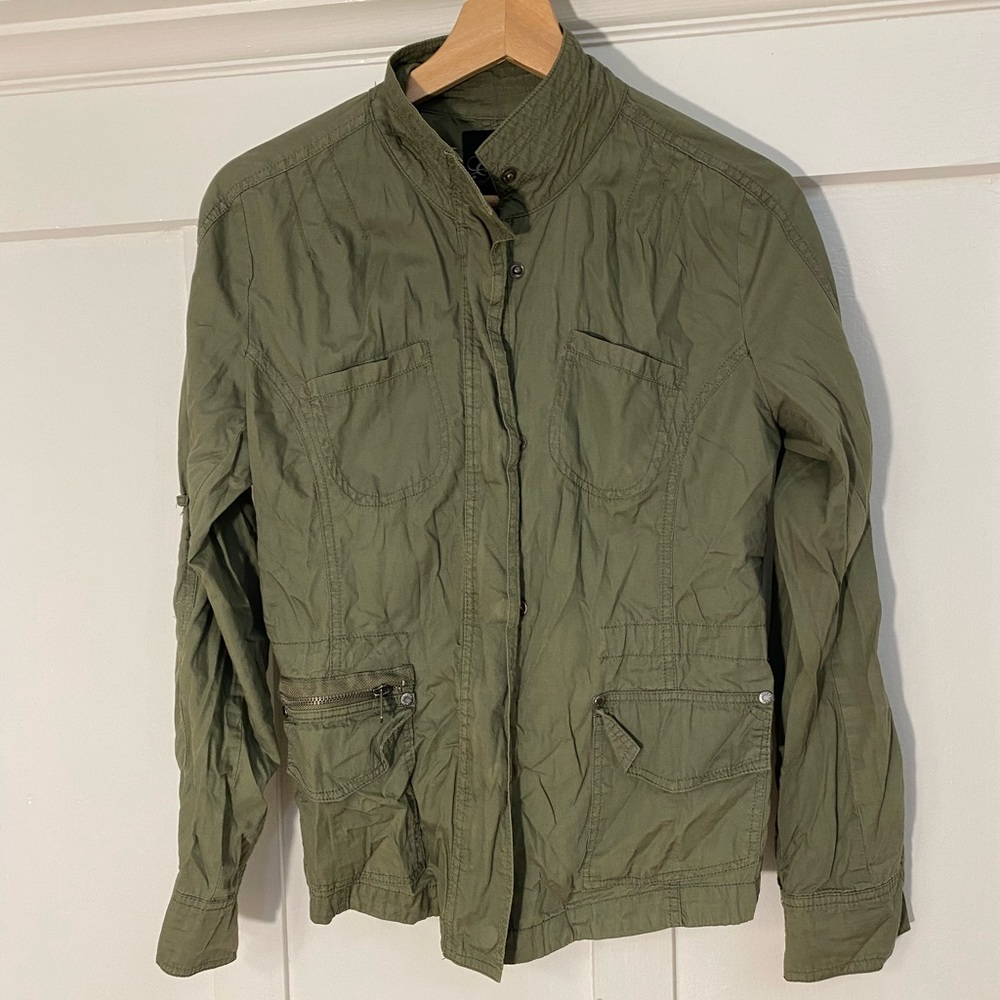 Green cargo jacket